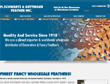 Tablet Screenshot of msgfeather.com